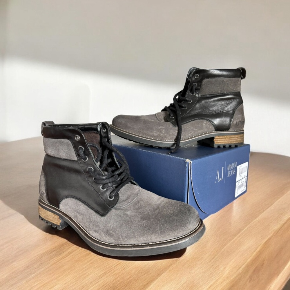 Armani jeans boots